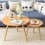 Ensemble de 2 tables basses rondes